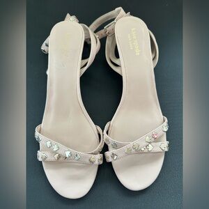 Kate Spade Blush Sandals with Gem Accents